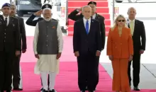 رويترز ..الزيارة هي الثانية لمودي إلى إسرائيل منذ توليه رئاسة الوزراء في العام 2014.webp