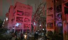 صورة للدمار الكبير جراء القصف الإيراني في عراد.jpg