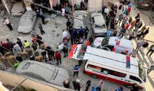 صيدا 14 مارس 2026 (شينخوا) في الصورة الملتقطة يوم 13 مارس 2026، أشخاص يتفقدون موقعا تضرر جراء غارة جوية إسرائيلية بالقرب من مدينة صيدا في لبنان. وأعلنت وزارة الصحة العامة في لبنان، أمس (الجمعة)...JPG