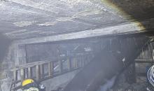 شظية تدمر منزلا من ثلاثة طوابق وتسبب حريقا وأضرارا هائلة في سلفيت.jpeg