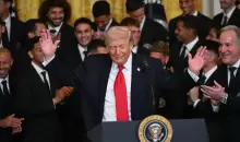 تصريحات ترامب جاءت خلال فعالية لتكريم فريق إنتر ميامي بعد فوزه ببطولة الدوري الأمريكي لكرة القدم (الفرنسية).webp