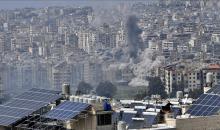 الجيش الإسرائيلي ينذر بإخلاء مبان في حي الباشورة وسط بيروت.jpg