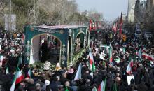 طهران 11 مارس 2026 (شينخوا) في الصورة الملتقطة يوم 11 مارس 2026، جنازة لكبار القادة العسكريين الإيرانيين، الذين قتلوا خلال الضربات التي شنتها الولايات المتحدة وإسرائيل ضد إيران، في العاصمة الإيرانية طهران..JPG