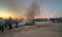 مركبة الزميل الصحفي الشهيد محمد وشاح، مراسل قناة الجزيرة مباشر بعد ان استهدفتها طائرة مسيّرة إسرائيلية غرب مدينة غزة  8 أبريل/نيسان 2026، (صورة: هادي داود )