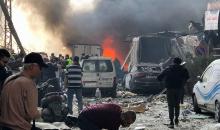 تُظهر هذه الصورة، الملتقطة بهاتف محمول، سيارات ومبانٍ متضررة جراء غارات جوية إسرائيلية على بيروت، لبنان، في 8 أبريل/نيسان 2026. (Credit Image: © Bilal Jawich/Xinhua via ZUMA Press\ APA Images