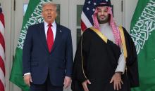 الرئيس ترامب مع ولي العهد السعودي الأمير محمد بن سلمان في البيت الأبيض في نوفمبر.jpg