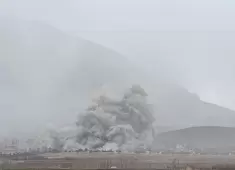 ضربة جوية على قاعدة لـ«الحرس الثوري» في كرمانشاه (شبكات التواصل).webp