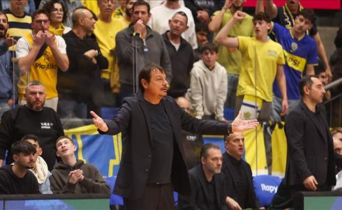 جمهور نادي  ماكابي رابيد وجه شتائم للتركي أرغين أطامان مدرب نادي  باناثانايكوس اليوناني.jpg