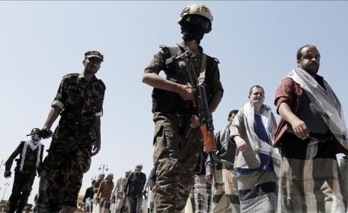 جهاز الأمن التابع للجماعة يقول إن الشبكة زودت إسرائيل بمعلومات عسكرية وأمنية داخل اليمن....jpg