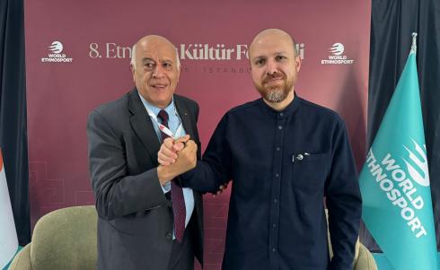 الفريق جبريل الرجوب يلتقي رئيس الاتحاد العالمي للألعاب الشعبية  الإثنوسبورت بلال أردوغان.jpeg