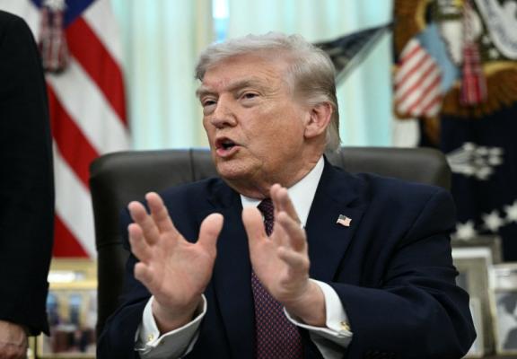 الرئيس الأميركي دونالد ترامب. (أ ف ب).jpeg