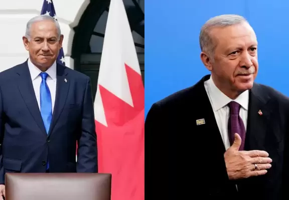 الرئيس التركي أردوغان ورئيس الحكومة الإسرائيلية نتنياهو.. AP.webp