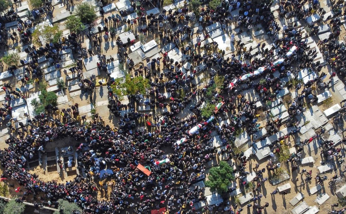 حريق جباليا