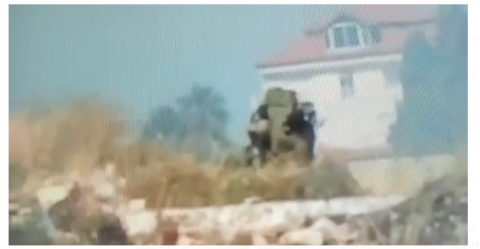 صورة من مكان الحدث في البيرة