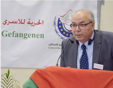 الدكتور خالد حمد منسق التحالف الأوروبي لمناصرة أسرى فلسطين