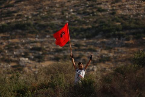 واجهات بين شبان وقوات الاحتلال على حاجز تياسير العسكري شرق طوباس.JPG