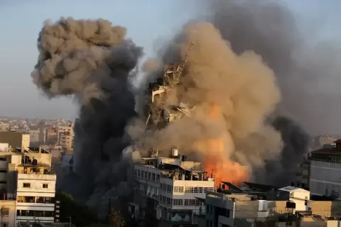 قصف على غزة