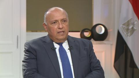 وزير الخارجية المصري سامح شكري في عمّان