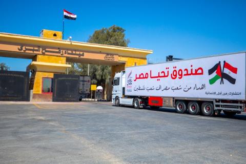 مساعدات مصرية