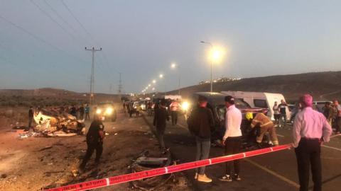وفاة 3 مواطنين بحادث سير دامٍ قرب قرية جوريش جنوب نابلس