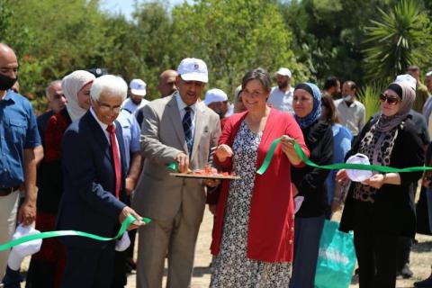 سلطة جودة البيئة وحدائق مركز بيرك يحتفلان باليوم العالمي للبيئة في حدائق المركز التعليمية في قرية تل- نابلس