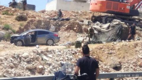 استشهاد سيدة بالقرب من حاجز حزما شمال القدس