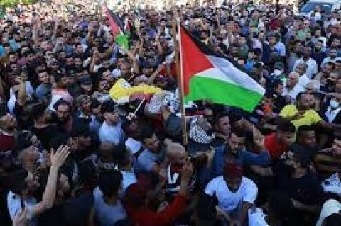  حفل تابين للشهيد الشاب محمد ابو شقير في اريحا