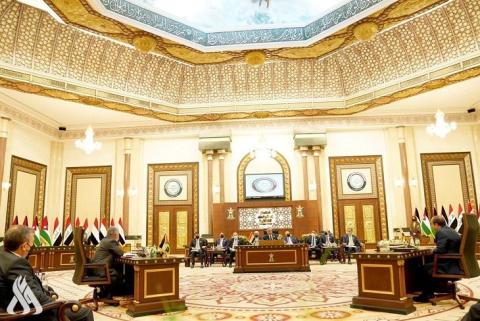 قادة مصر والعراق والأردن
