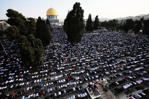 صلاة عيد الأضحى في المسجد الأقصى 1