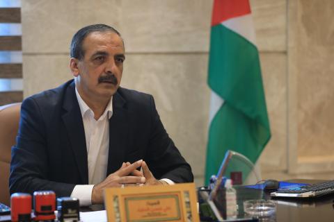 علي الحايك رئيس جمعية رجال الأعمال الفلسطينيين في قطاع غزة.JPG