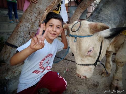 بالصور أجواء أول أيام عيد الأضحى في قطاع غزة 