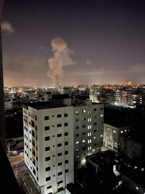 غارات اسرائيلية على اهداف في غزة
