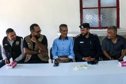    مركز شباب الأمة يكرم قادة وعناصر رجال الآمن في معبر كرم أبو سالم بمناسبة #يوم_الشرطة_الفلسطينية