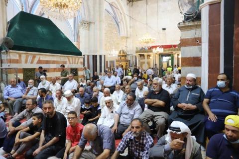الأوقاف تحيي بداية العام الهجري الجديد في الحرم الإبراهيمي  