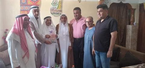   التواصل الجماهيري يزور مختار عائلة الحواجرى في الوسطى  