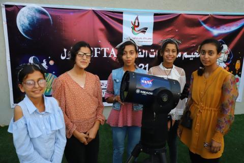   الثقافة والفكر الحر تطلق المخيم الفلكي الأول بالقطاع