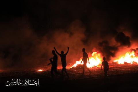 إصابات بقمع الفعاليات شرق قطاع غزة 