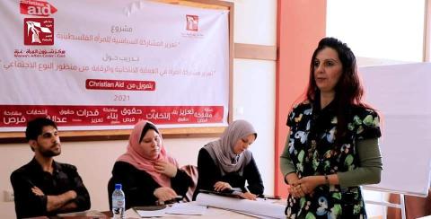 مركز شؤون المرأة يختتم تدريبًا حول "تعزيز مشاركة المرأة في العملية الانتخابية والرقابة"