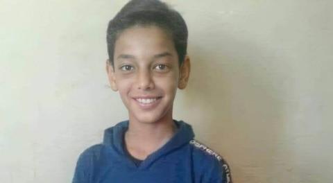 الطفل عمر حسن أبو النيل (13 عاما)
