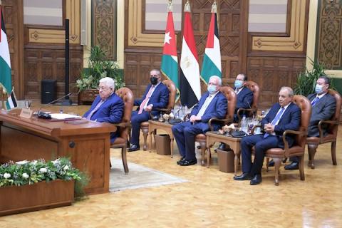 القمة الفلسطينية المصرية الأردنية