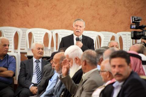 الخليل: نص البيان الصادر عن اللقاء الجماهيري الذي عقد في مقر رابطة الجامعيين لتعزيز السلم الأهلي 