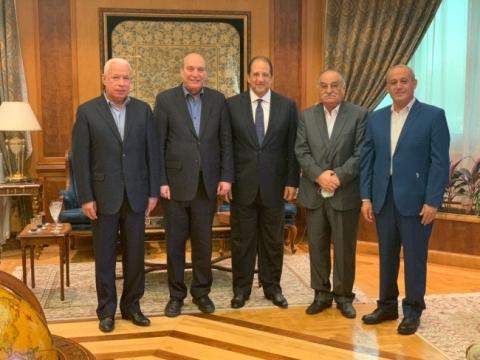 لقاء قيادة الجبهة الشعبية مع رئيس المخابرات المصرية