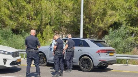 صورة تظهر المركبة التي تسببت بحادث نهاريا