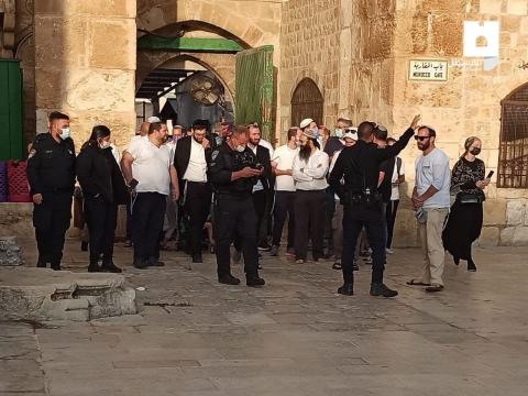 أعداد كبيرة من المستوطنين تقتحم المسجد الأقصى