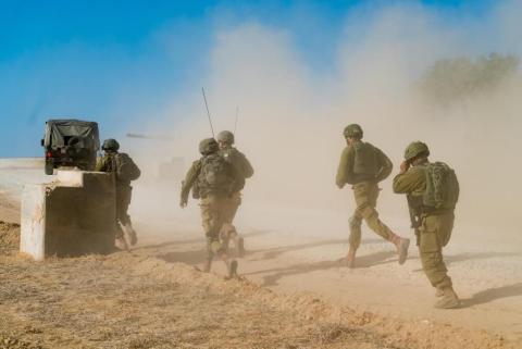 تمرين موسع لفرقة غزة في الجيش الاسرائيلي