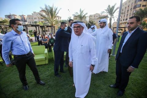 السفير القطري محمد العمادي 