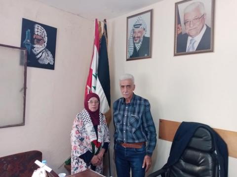 مفوّض التجمع الفلسطيني للوطن و الشتات في الساحة اللبنانية يلتقي أمين سر حركة فتح وفصائل منظمة التحرير