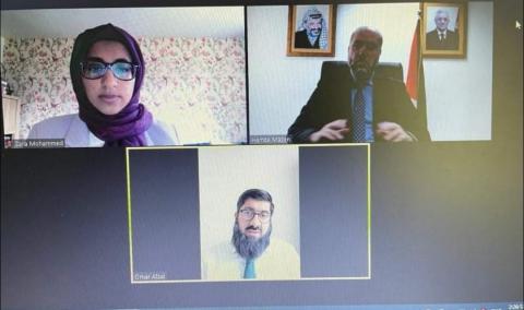الهباش يبحث مع رئيسة المجلس الإسلامي في بريطانيا التعاون والتنسيق المشترك