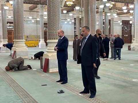 الهباش يزور جامع وجامعة الأمير عبد القادر الإسلامية بولاية قسنطينة الجزائرية 3