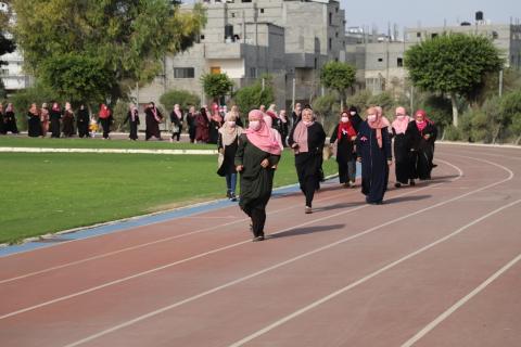 يوم رياضي وردي لتشجيع النساء على إجراء الفحص المبكر لسرطان الثدي 5